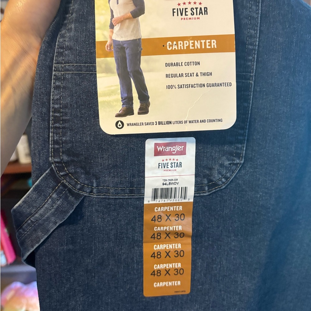 Wrangler Carpenter Jeans Lot-2 pairs- classic blue